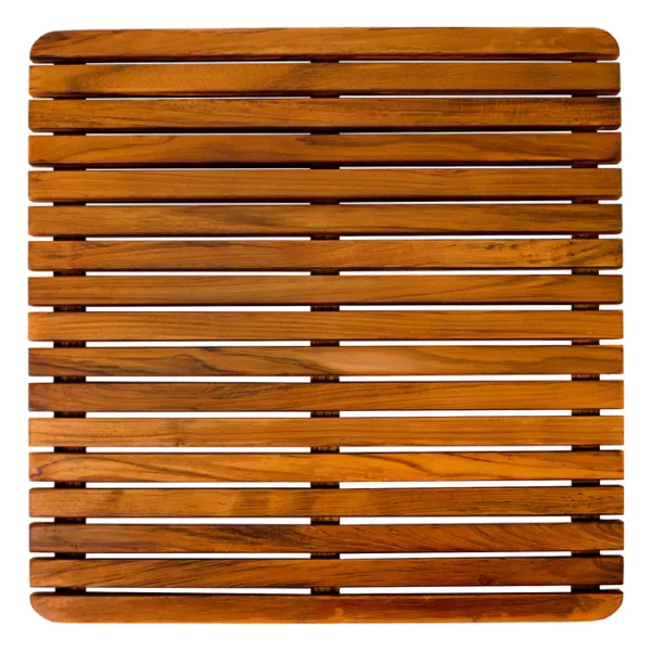 Ahşap Lavabo Paspası - 60x60 cm ( Özel Ölçü Seçeneği ) - Görsel 2